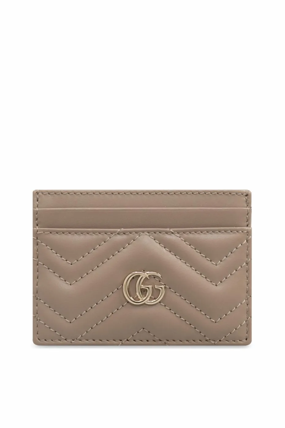 Gucci beige Leather card case
