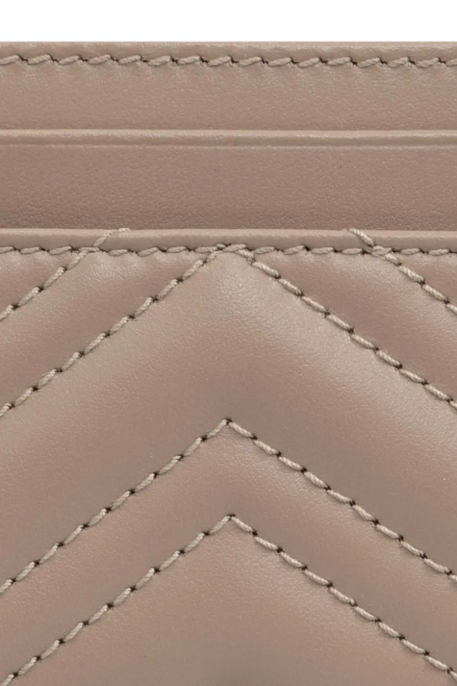 Gucci beige Leather card case