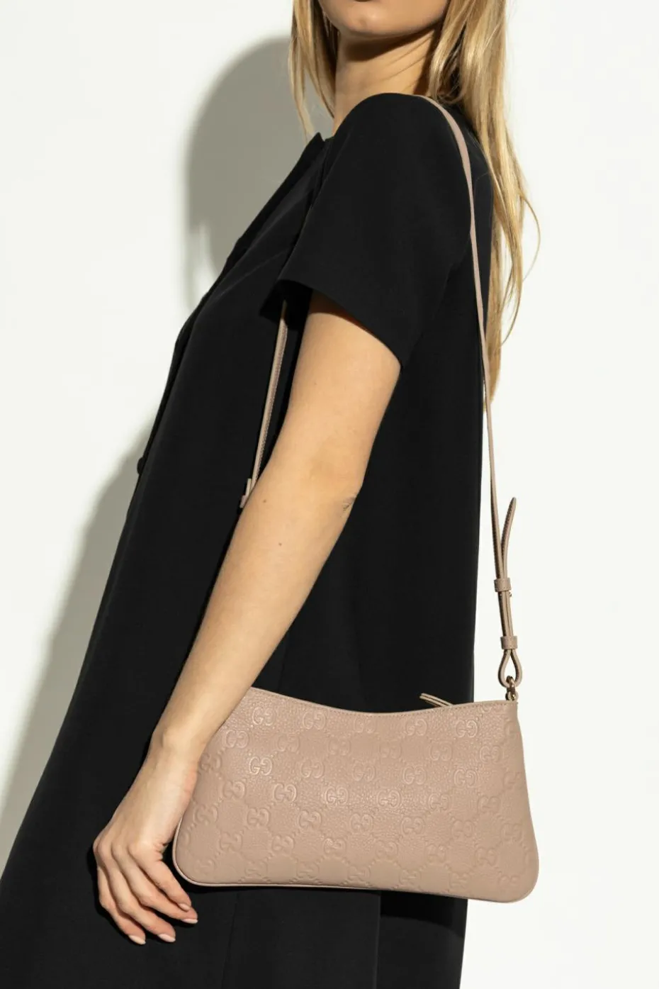 Gucci beige Leather shoulder bag