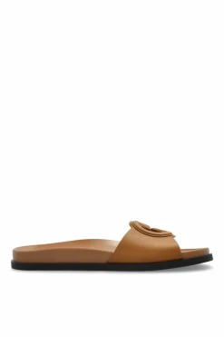Gucci beige Leather slippers