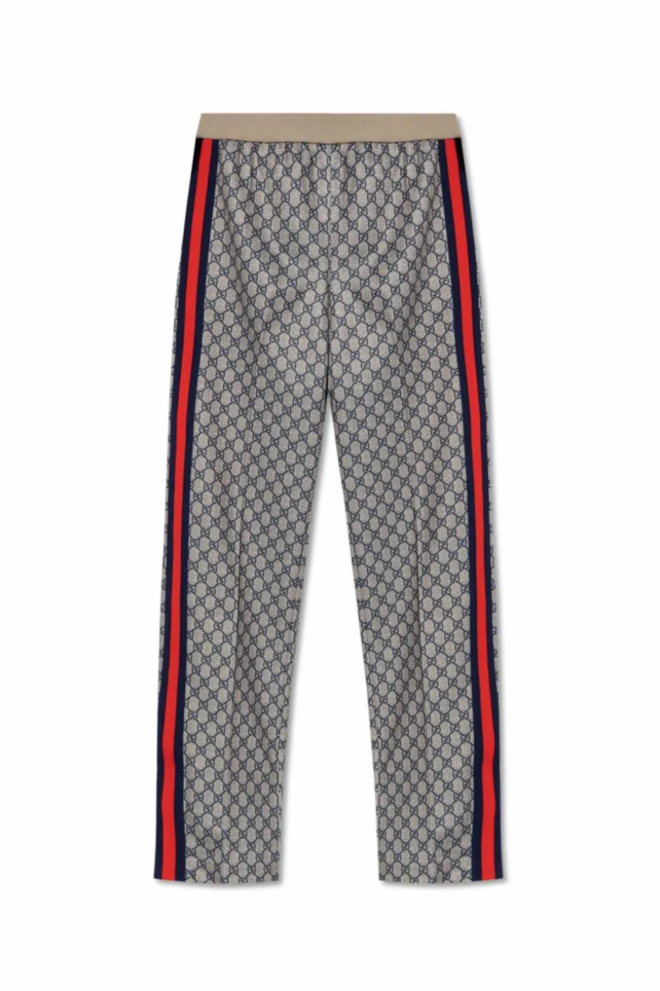 Gucci beige Monogram pants