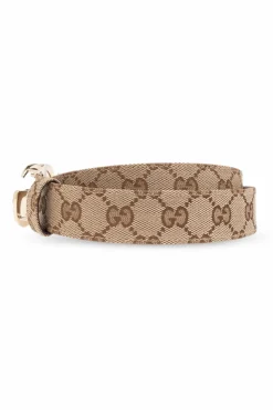 Gucci beige Monogrammed belt