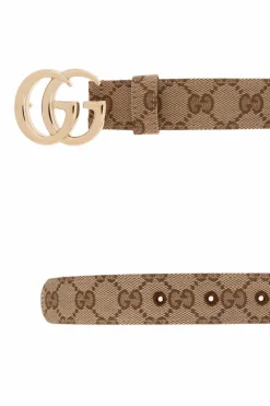 Gucci beige Monogrammed belt