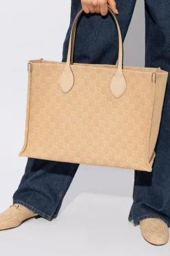Gucci beige ‘Ophidia Large’ shopper bag