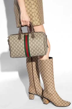 Gucci beige ‘Ophidia Medium’ shoulder bag