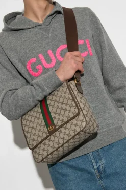 Gucci beige ‘Ophidia’ shoulder bag