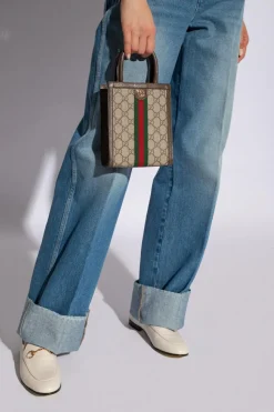 Gucci beige ‘Ophidia Super Mini’ shoulder bag