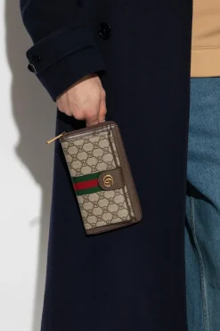 Gucci beige ‘Ophidia’ wallet