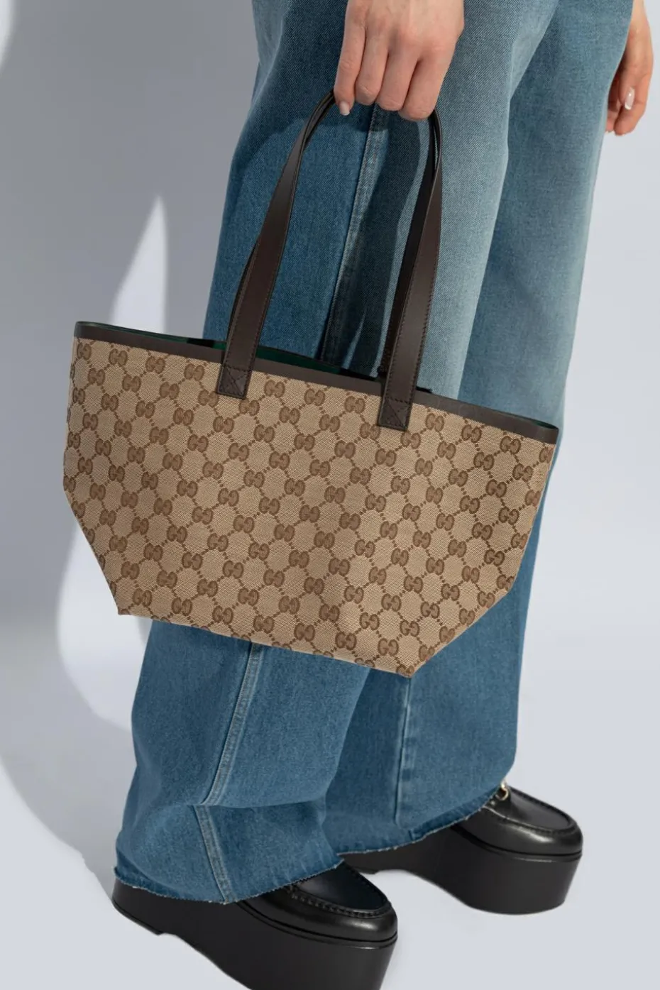 Gucci beige ‘Original GG Small’ Shopper Bag