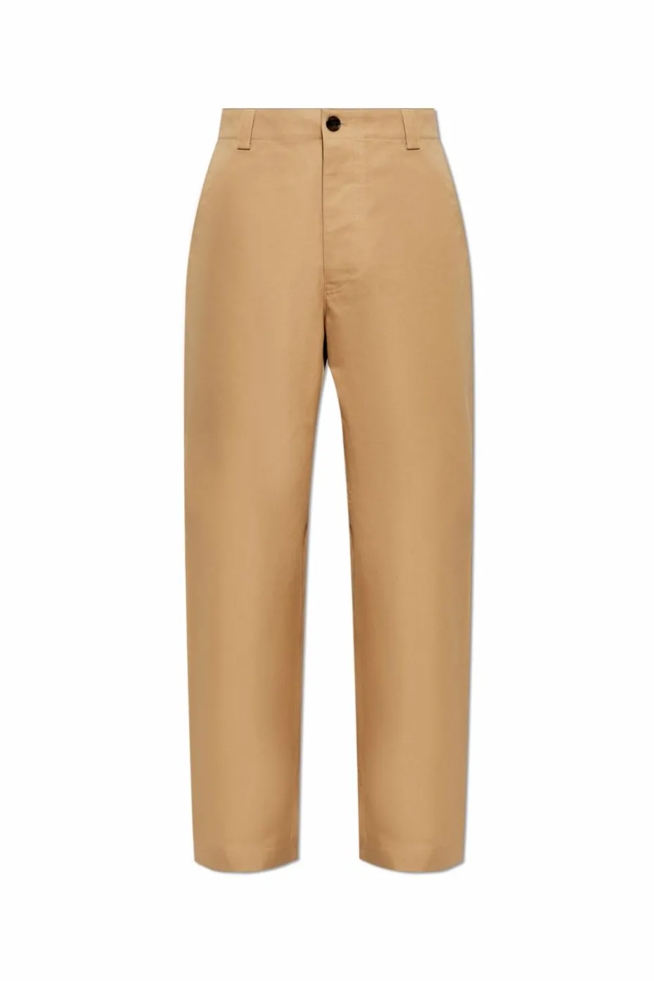 Gucci beige Pants with printed Web belt