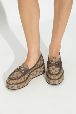 Gucci beige Platform shoes