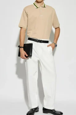 Gucci beige Polo with logo