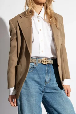 Gucci beige Reversible belt