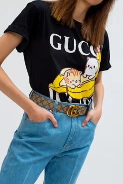 Gucci beige Reversible belt