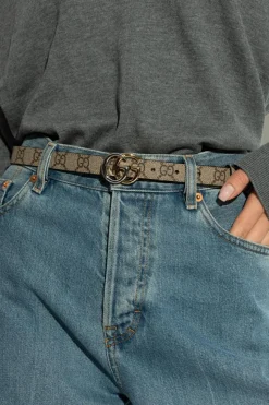 Gucci beige Reversible belt