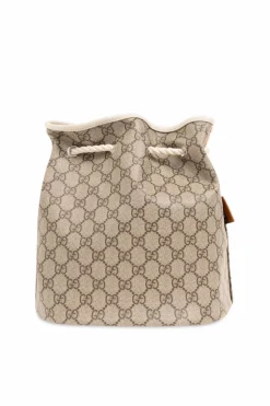 Gucci beige Reversible bucket shoulder bag
