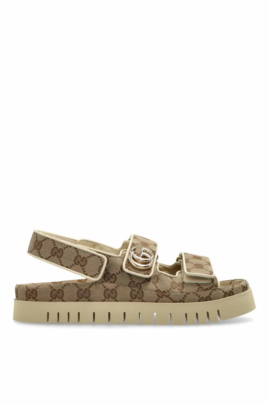 Gucci beige Sandals with monogram