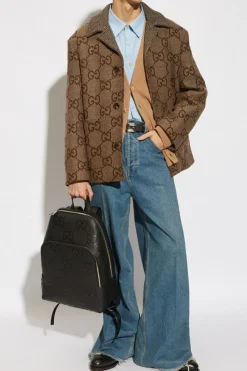 Gucci beige Short wool coat