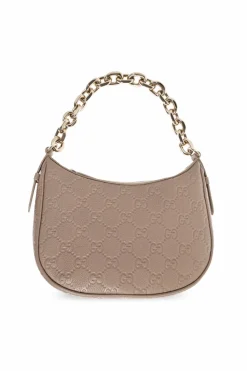 Gucci beige Shoulder bag "GG Emblem Medium"