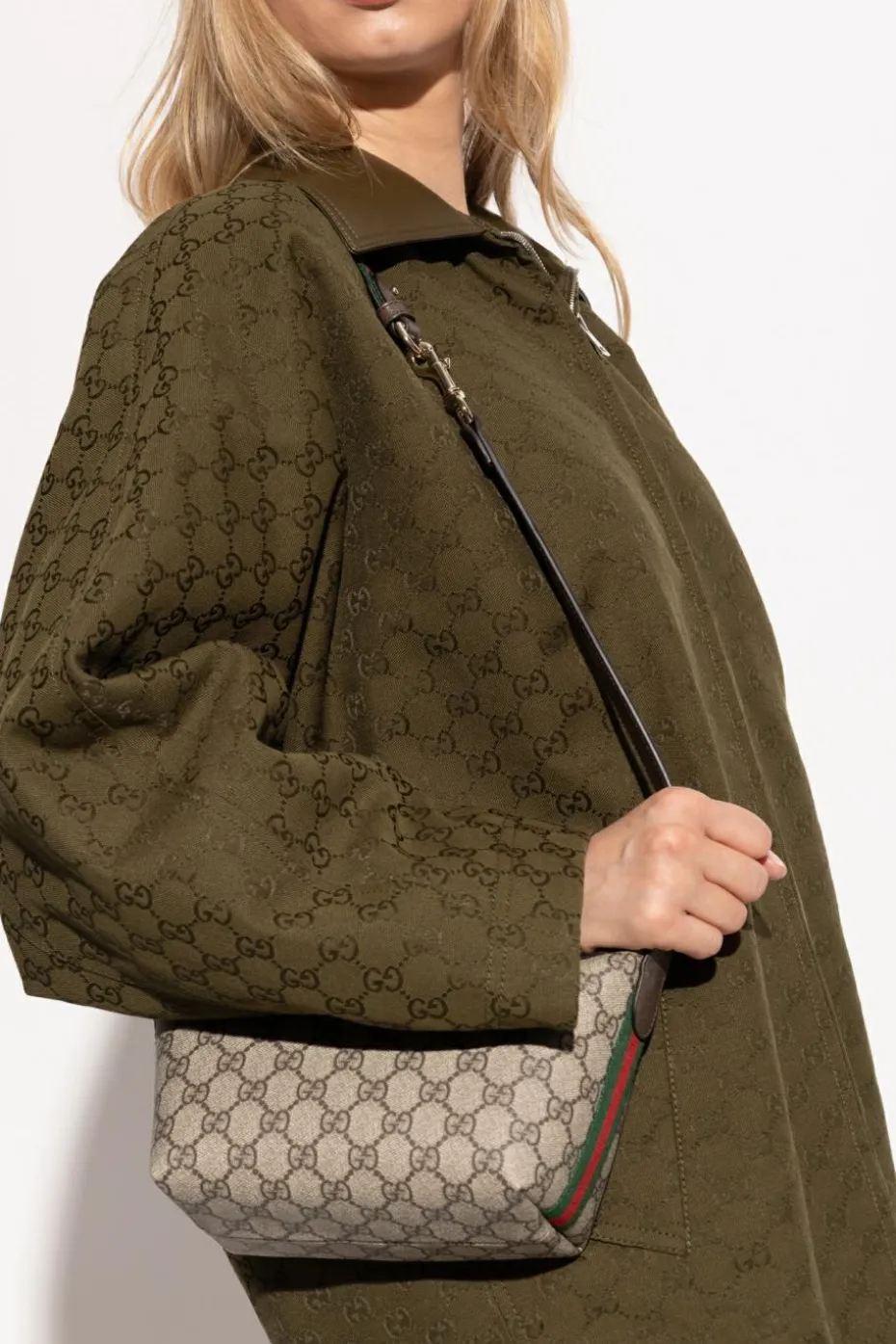 Gucci beige Shoulder bag "Ophidia"