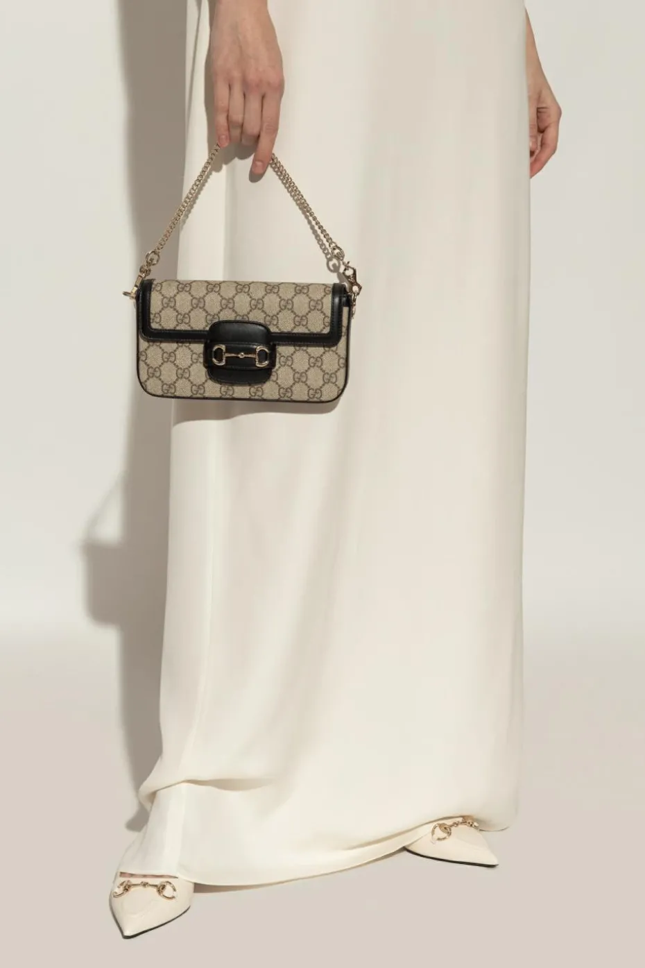 Gucci beige Shoulder bag ‘Horsebit 1955 Mini’
