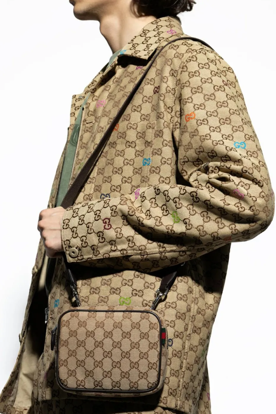 Gucci beige Shoulder bag with monogram
