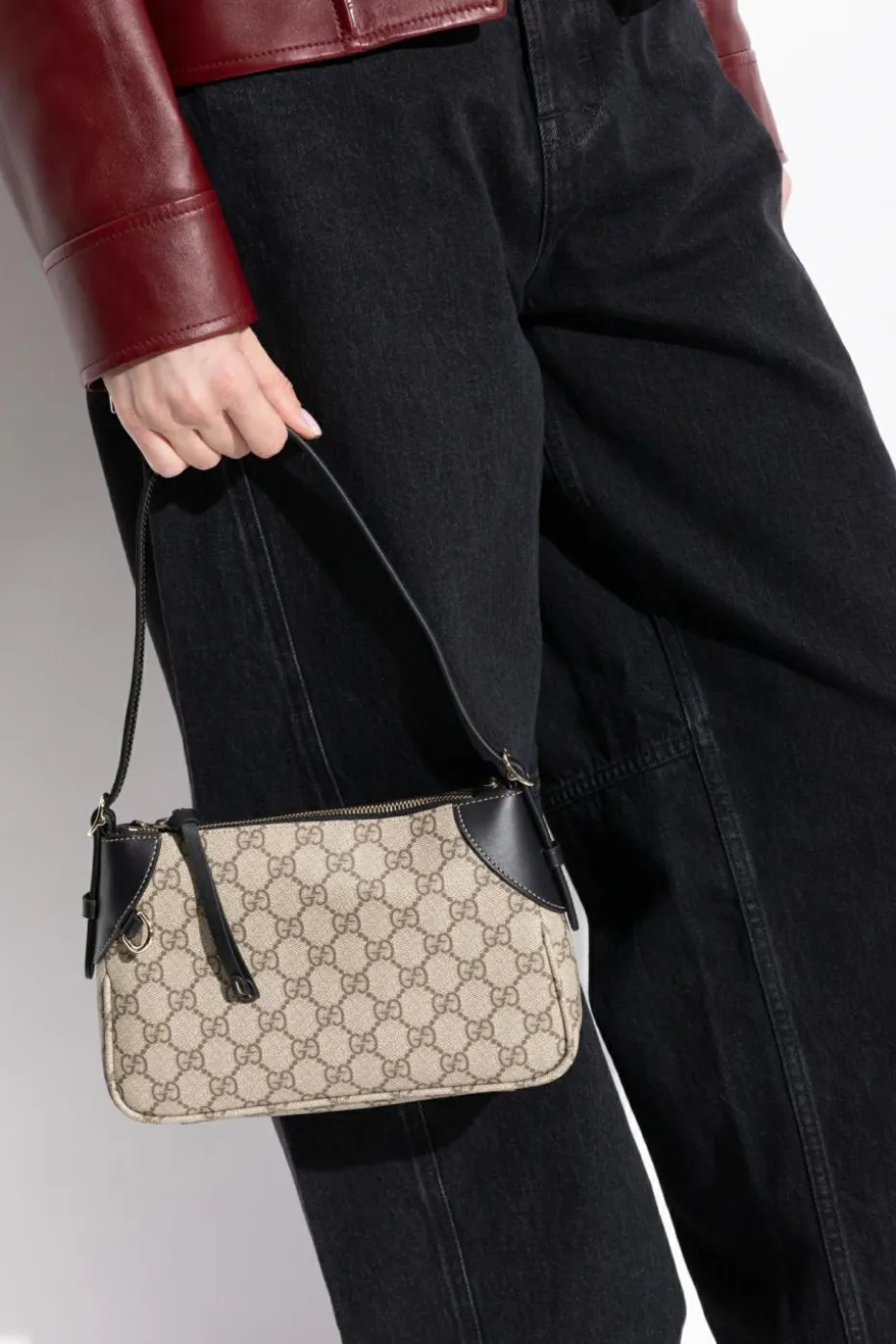 Gucci beige Shoulder bag GG Emblem Small