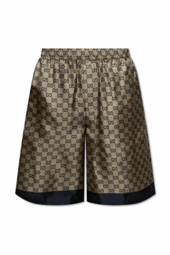 Gucci beige Silk shorts