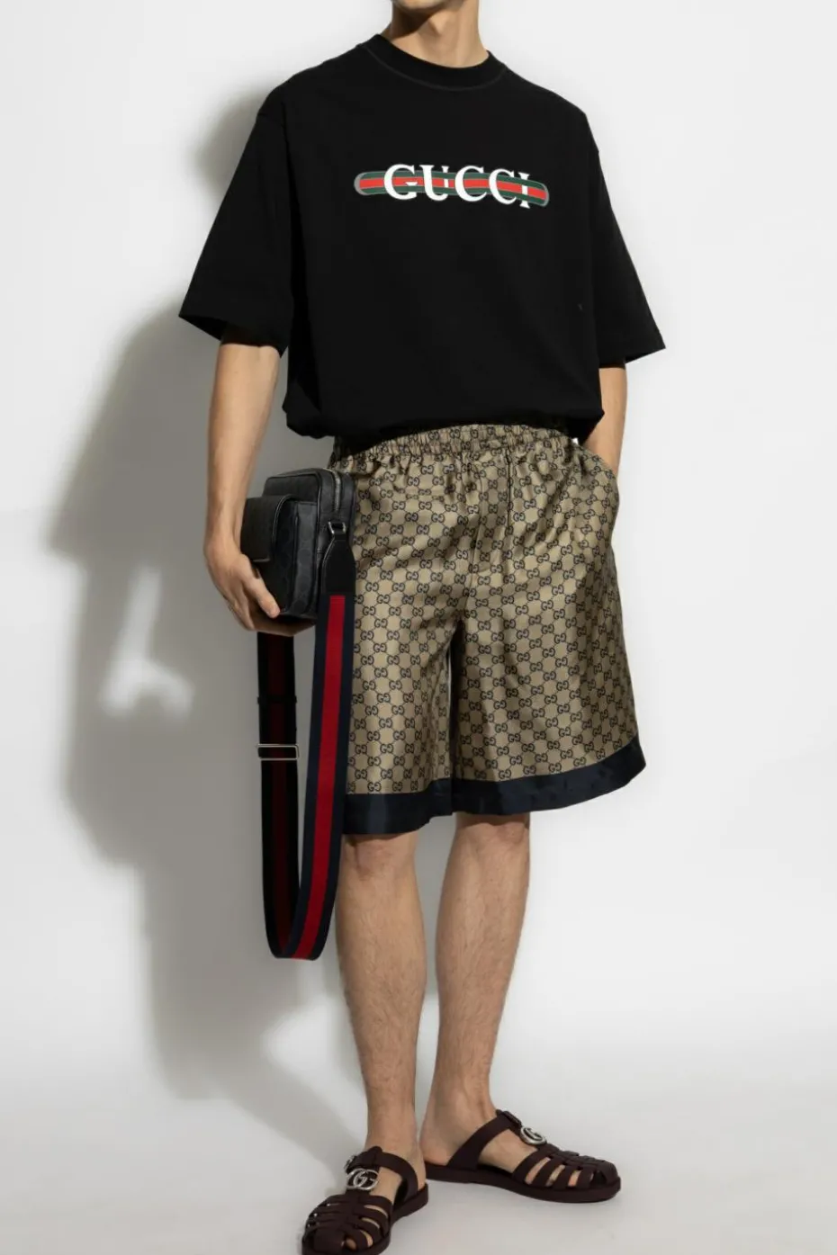 Gucci beige Silk shorts