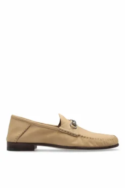 Gucci beige Suede loafers