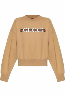 Gucci beige Sweatshirt with logo