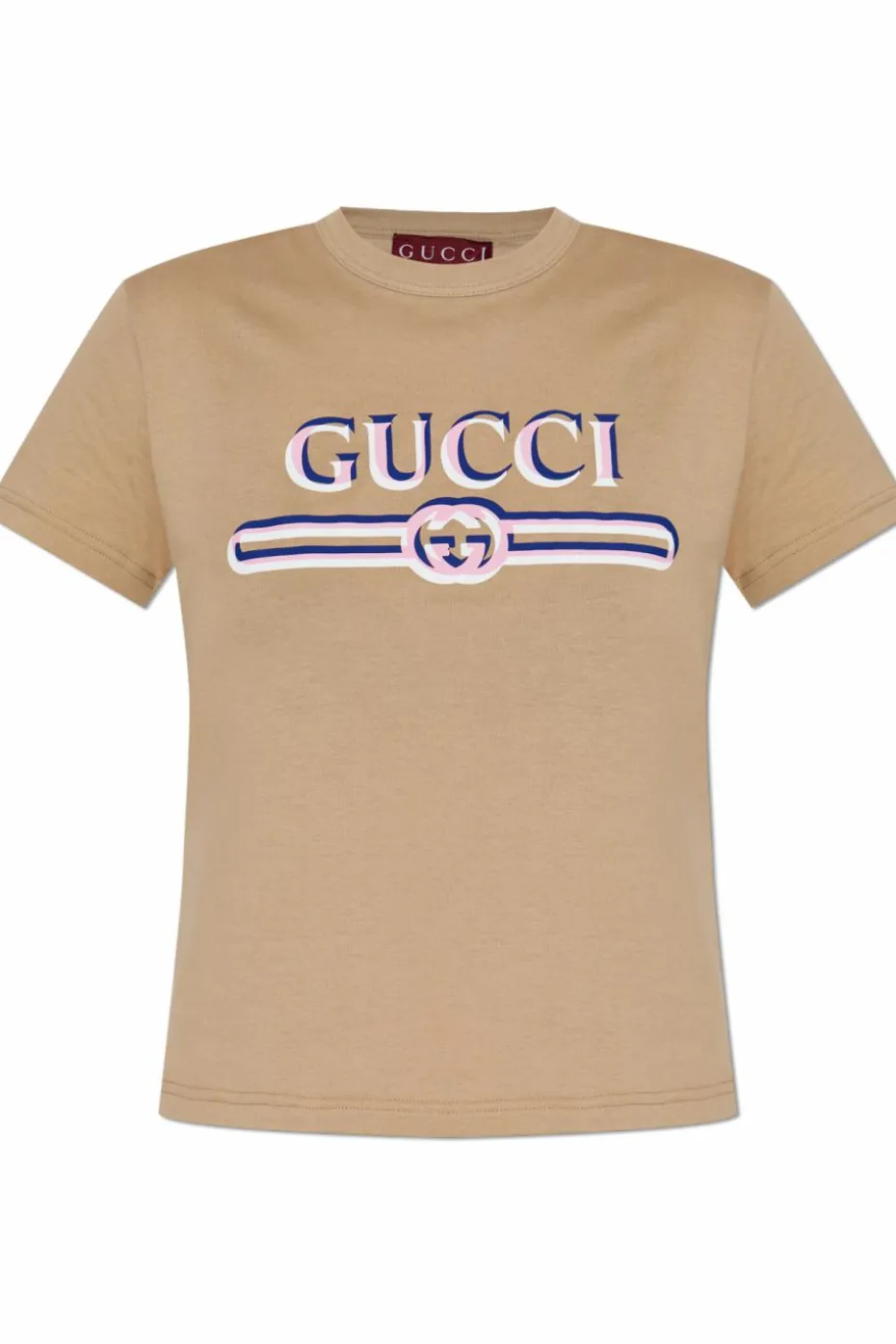 Gucci beige T-shirt with logo