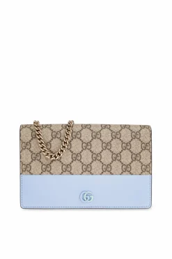 Gucci beige Wallet on a chain GG Marmont