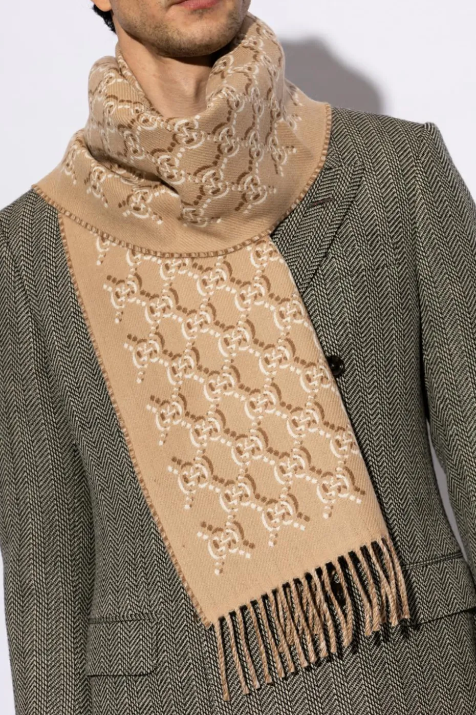 Gucci beige Wool scarf