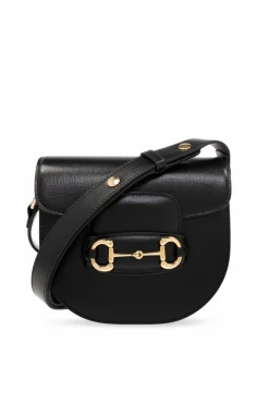 Gucci BLACK ‘1955 Horsebit’ shoulder bag