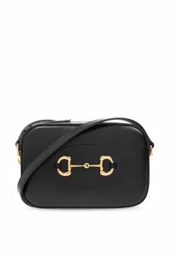 Gucci BLACK ‘1955 Horsebit Small’ shoulder bag