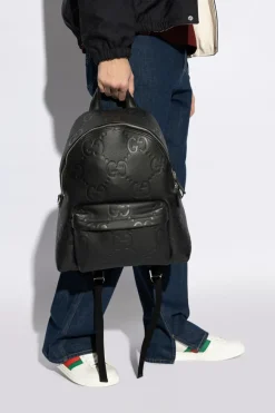 Gucci BLACK Backpack Jumbo Medium