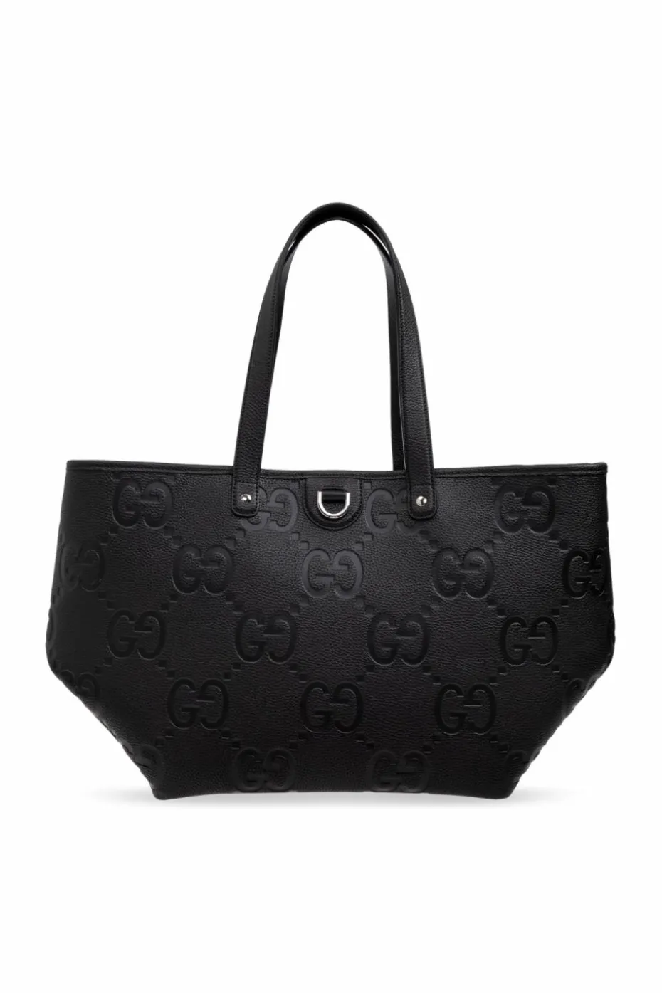 Gucci BLACK Bag Jumbo GG Medium in shopper style