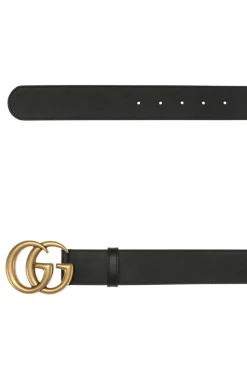 Gucci BLACK Belt with a decorative buckle