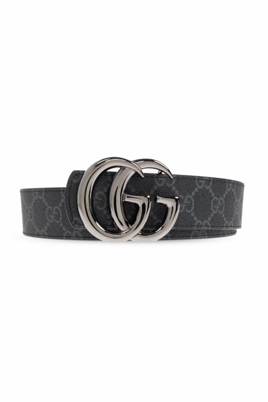 Gucci BLACK Belt with "GG" pattern