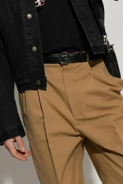 Gucci BLACK Belt with logo