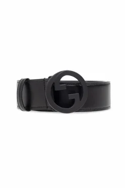 Gucci BLACK Belt with logo