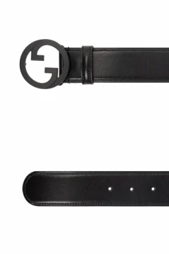 Gucci BLACK Belt with logo