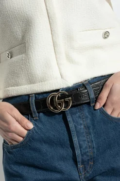 Gucci BLACK Belt with logo