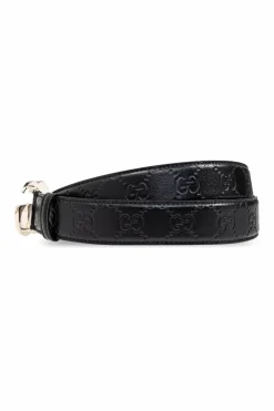 Gucci BLACK Belt with logo