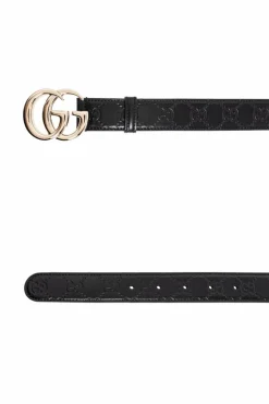 Gucci BLACK Belt with logo