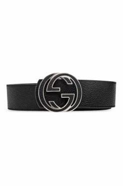 Gucci BLACK Belt with logo