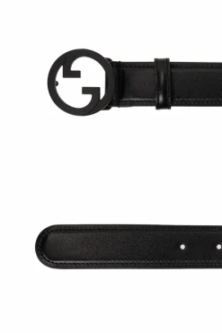 Gucci BLACK Belt with logo