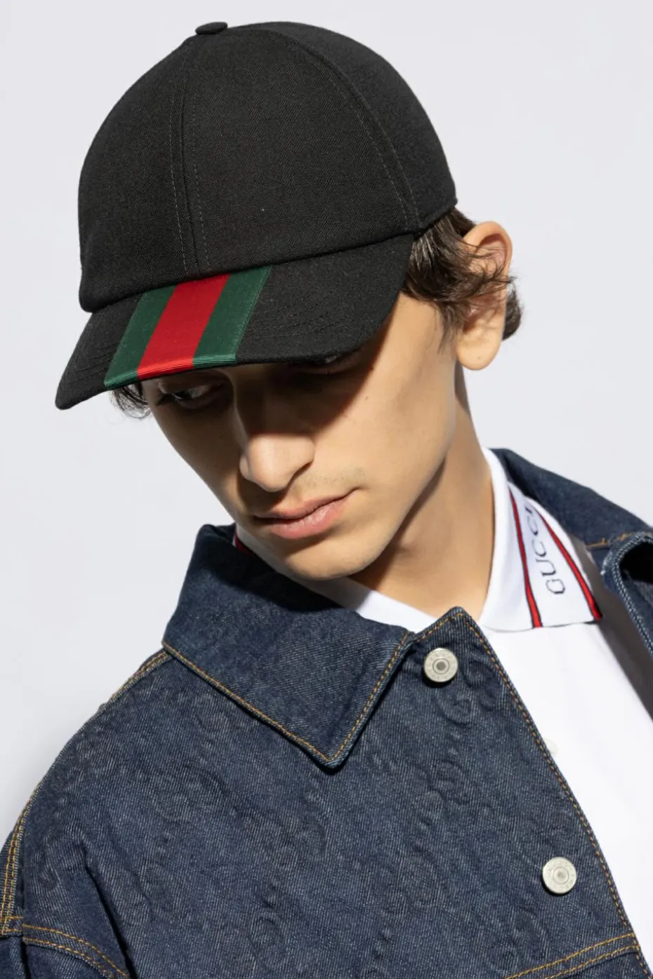 Gucci BLACK Cap with a visor