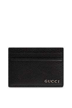 Gucci BLACK Card case with logo